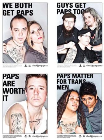 Check-It-Out-Guys Pap Campaign (Postcards)