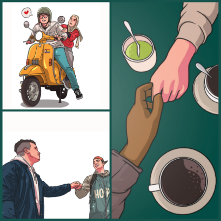 Three illustrated graphics from the About Health 2022 series.
