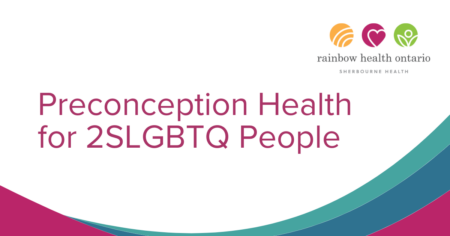 Preconception Health for 2SLGBTQ People graphic
