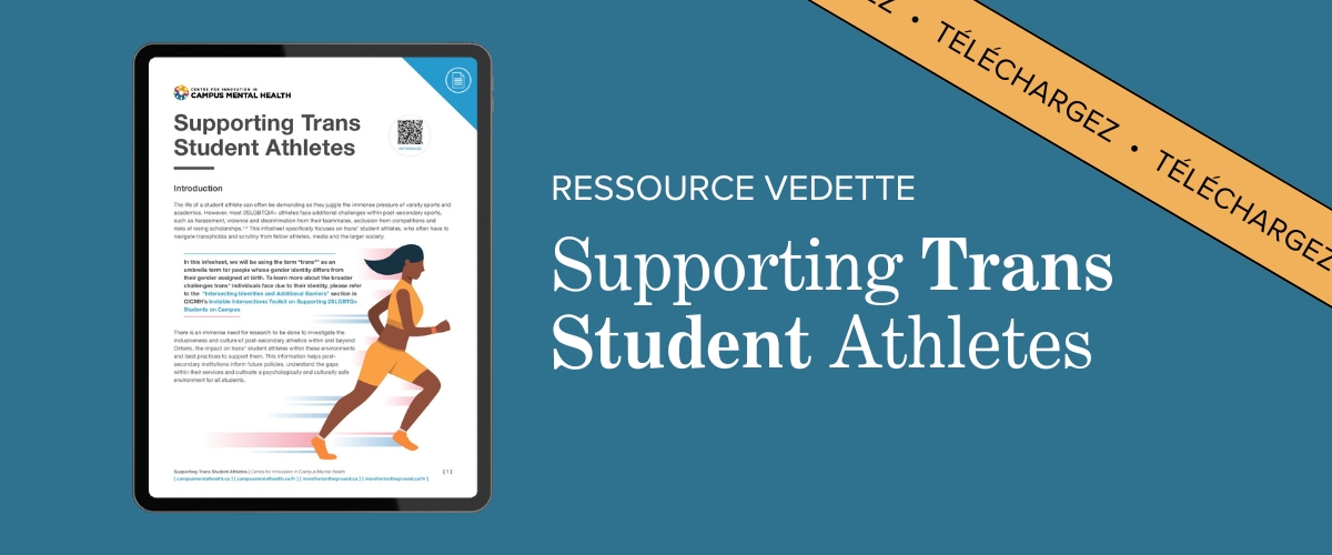 Rainbow Health Ontario | Resource Spotlight: Supporting Trans Student Athletes