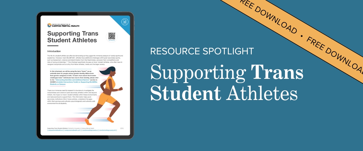 Rainbow Health Ontario | Resource Spotlight: Supporting Trans Student Athletes
